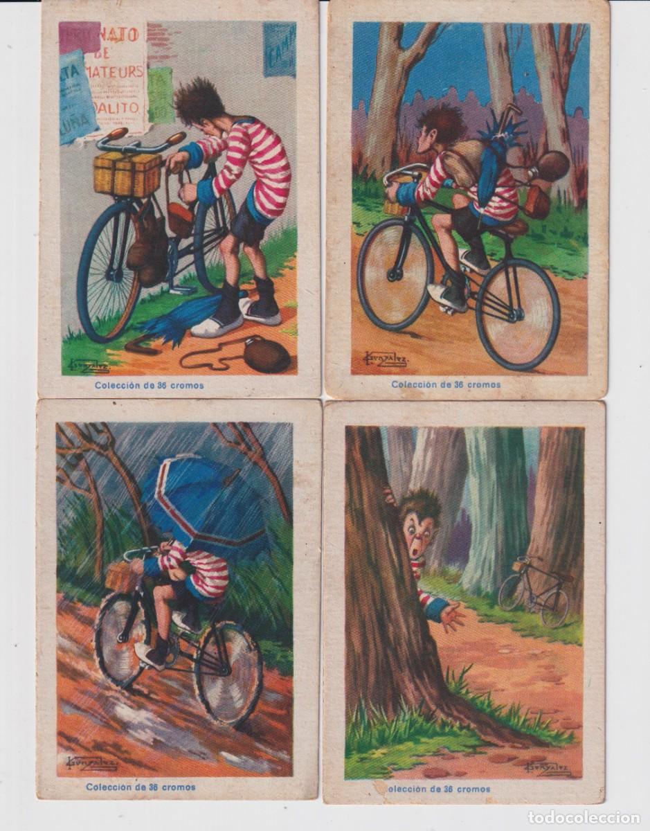 Coleccionismo cromos antiguos: Cuatro Cromos grandes las aza&ntilde;as de pedacito N&ordm; 2 - 3 -5 - 13 chocolates Amatller Barcelona