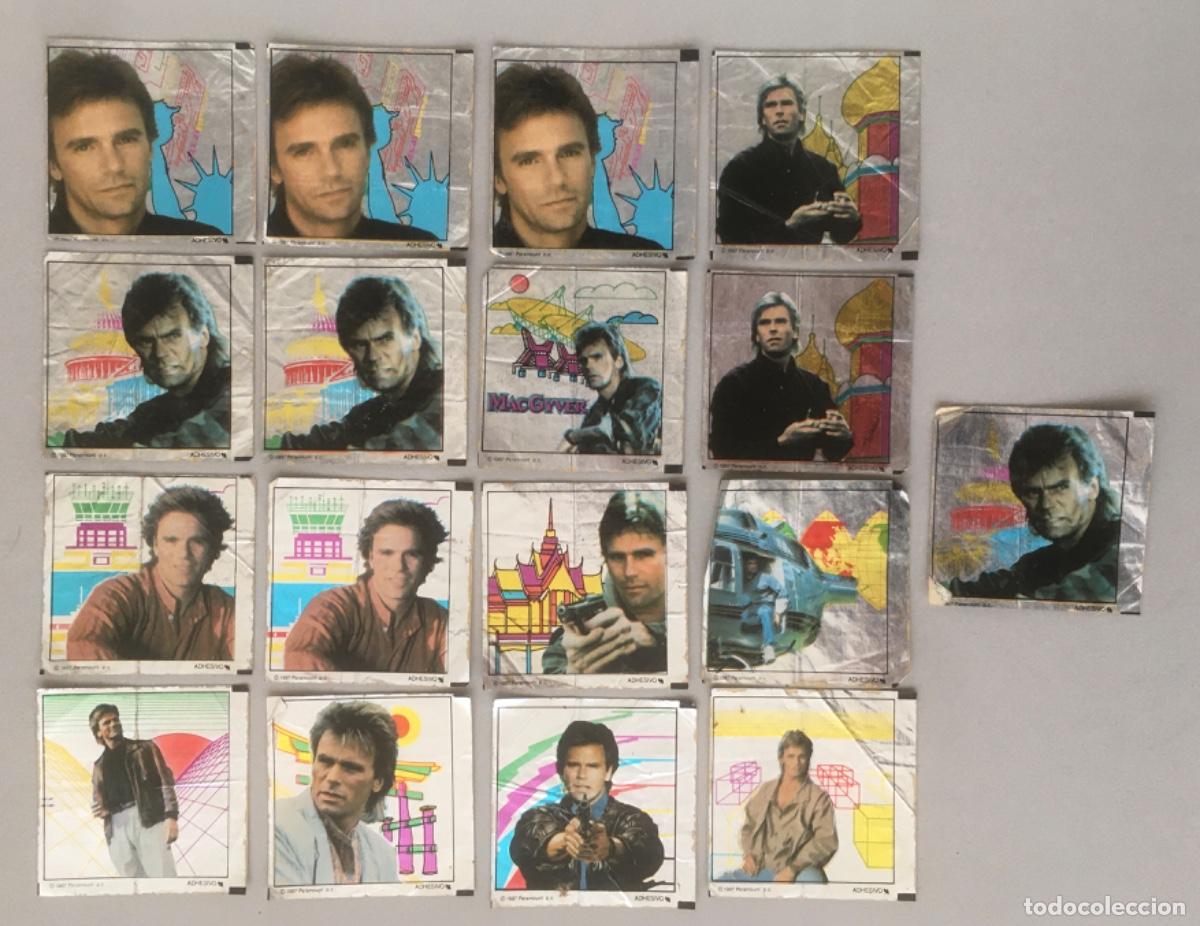 Coleccionismo cromos antiguos: MACGYVER. LOTE DE CROMOS. - Foto 1