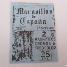 Coleccionismo Cromos antiguos: SOBRE SIN ABRIR. MARAVILLAS DE ESPAÑA (COLECCION JOYA) ED. CASULLERAS. AÑO 1958. Lote 389634354