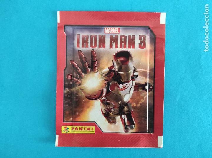 Coleccionismo cromos antiguos: SOBRE DE CROMOS SIN ABRIR DE IRON MAN 3 DE PANINI - Foto 1