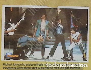 Coleccionismo cromos antiguos: tele-indiscreta michael jackson 161 - Foto 1