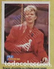 Coleccionismo cromos antiguos: tele-indiscreta david bowie 163