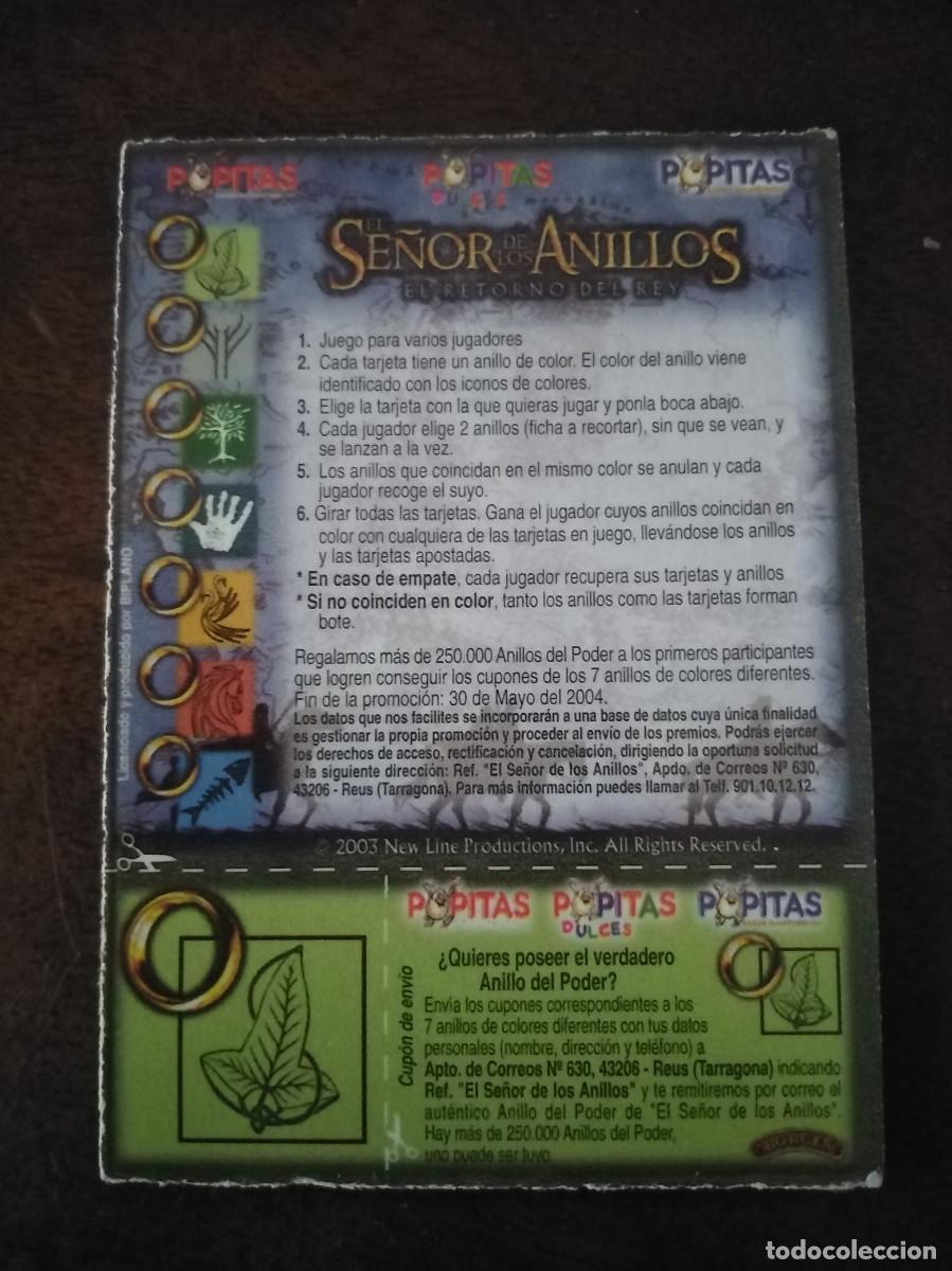 Coleccionismo cromos antiguos: Cromo Frodo 39. Popitas. - Foto 2
