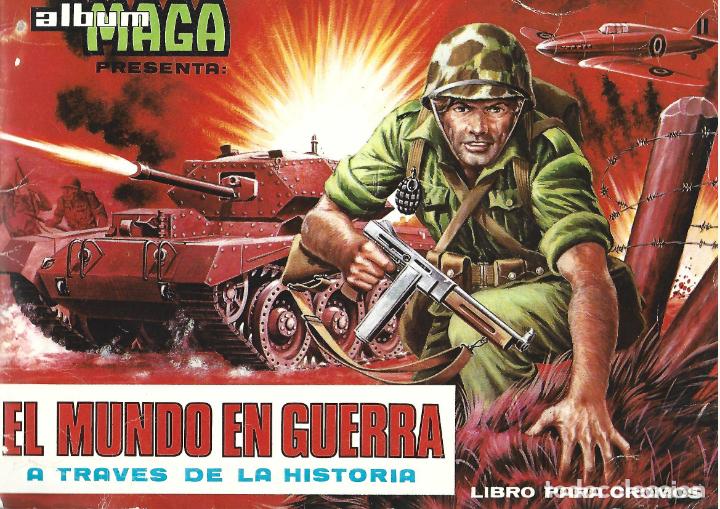 Coleccionismo Cromos antiguos: EL MUNDO EN GUERRA A TRAV&Eacute;S DE LA HISTORIA - MAGA - CROMOS SUELTOS. NUEVOS 1979