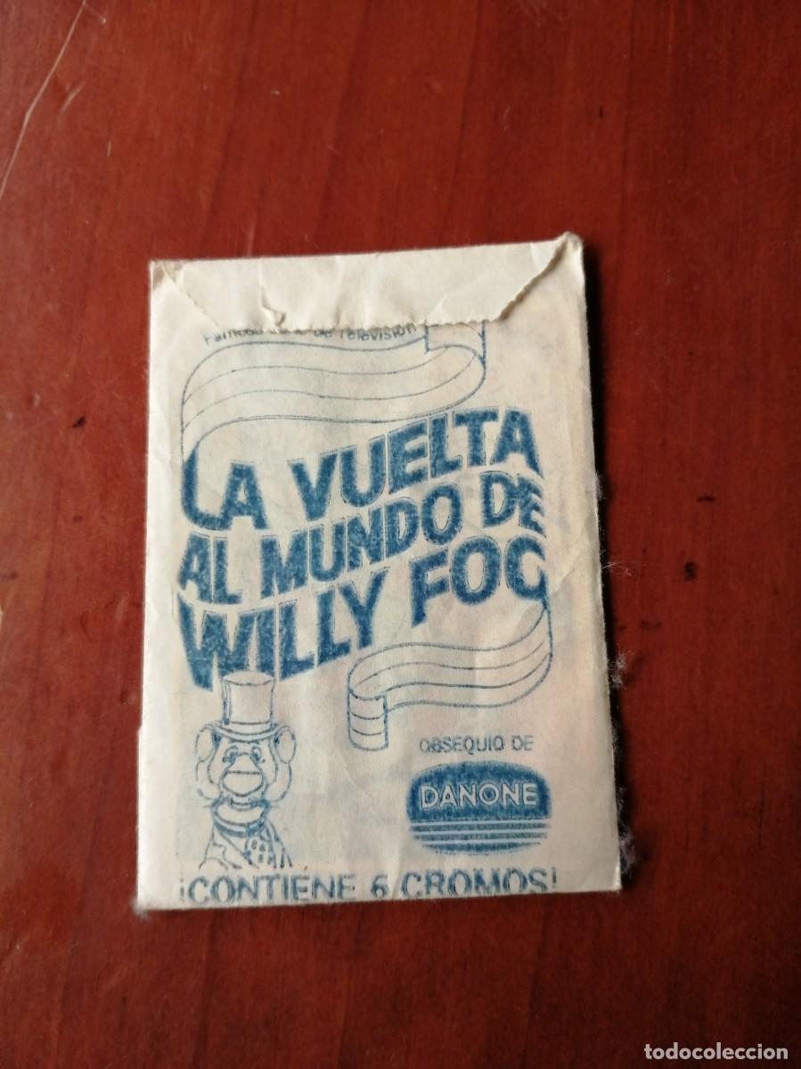 Coleccionismo Cromos antiguos: CROMO SOBRE DE CROMOS LA VUELTA AL MUNDO DE WILLI FOG PROMOCIONAL DANONE