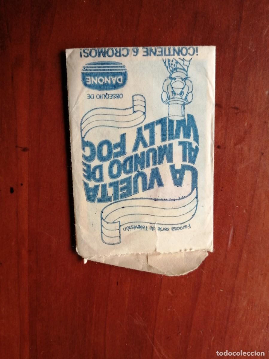 Coleccionismo Cromos antiguos: CROMO SOBRE DE CROMOS LA VUELTA AL MUNDO DE WILLI FOG PROMOCIONAL DANONE