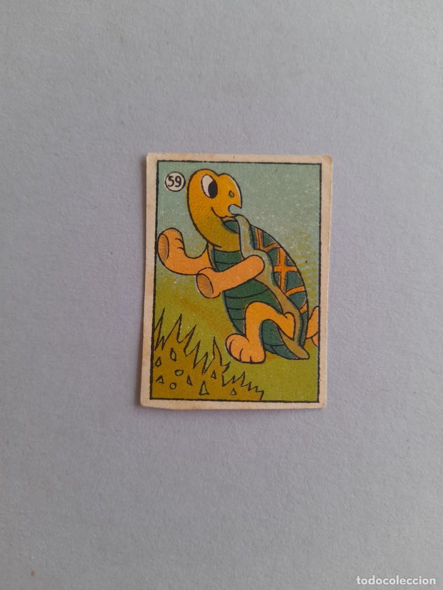 Coleccionismo cromos antiguos: cromo tortuga, n&ordm; 59