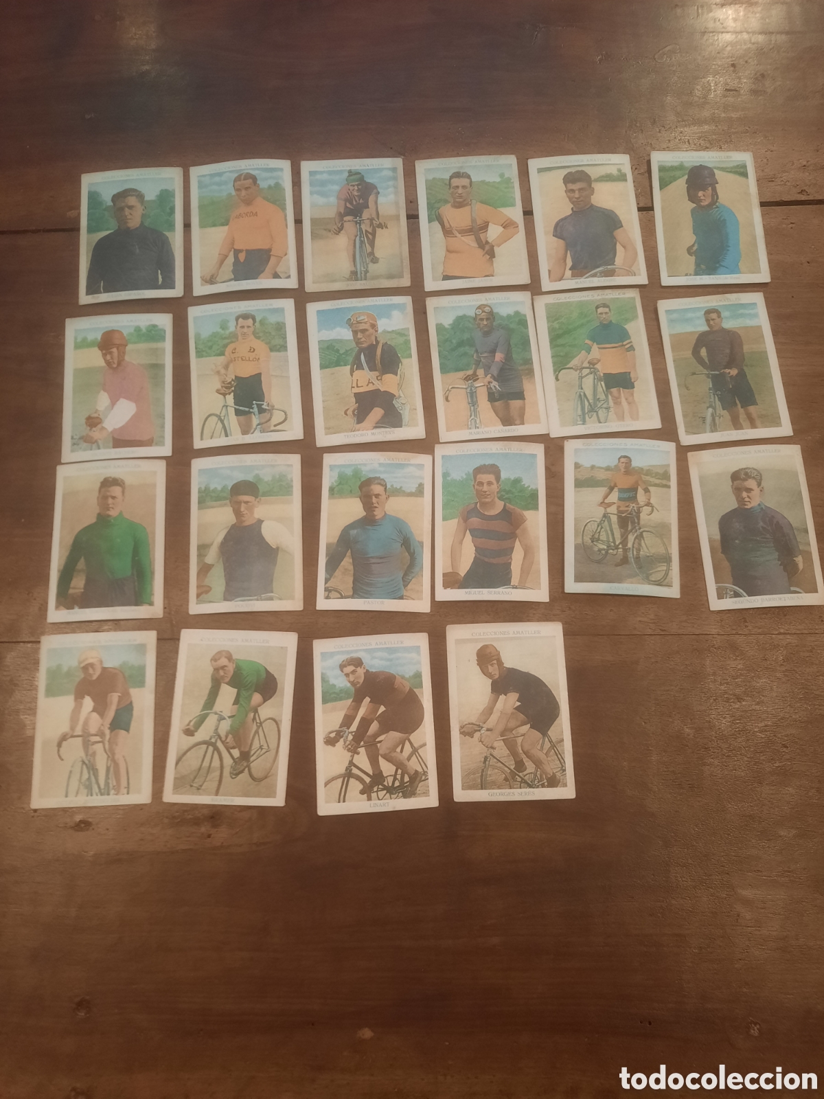 Coleccionismo cromos antiguos: Cromos ciclismo chocolate amatller - Foto 1