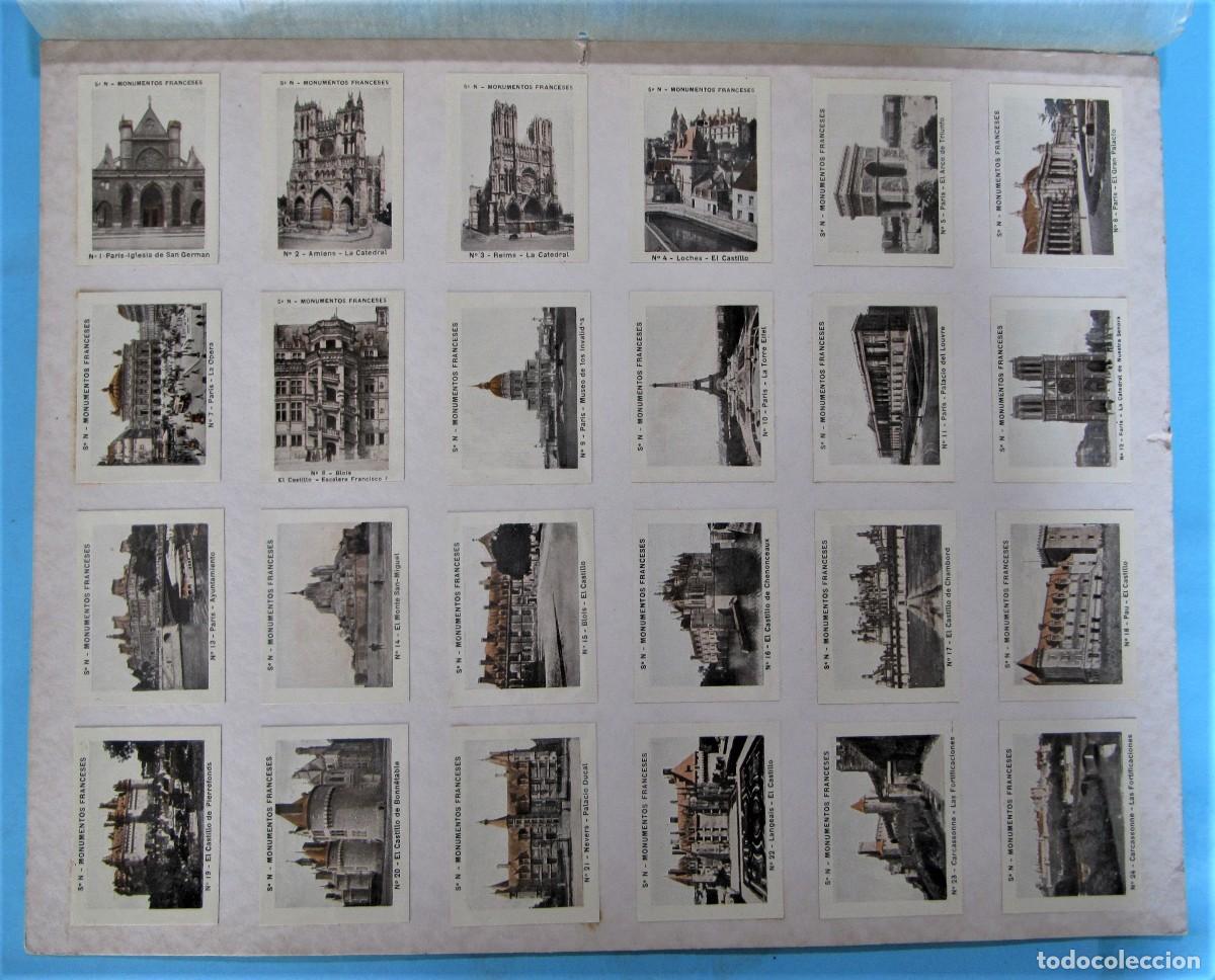 Coleccionismo cromos antiguos: SERIE N. MONUMENTOS FRANCESES. TEXTO EN CASTELLANO. APROXIMADAMENTE A&Ntilde;OS 20/30. BARCELONA?