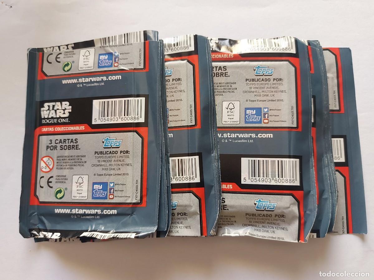 Coleccionismo cromos antiguos: 15 sobres de cromos sin abrir star wars - Foto 2