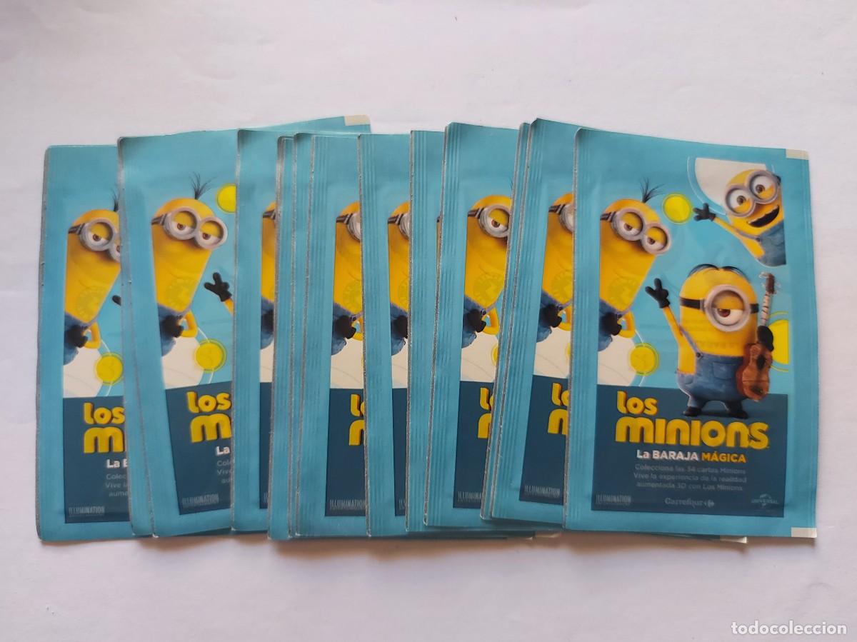 Coleccionismo cromos antiguos: 15 sobres de cromos sin abrir minions - Foto 1