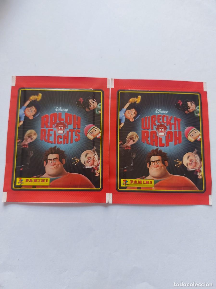 Coleccionismo cromos antiguos: 2 sobres de cromos sin abrir rompe Ralph - Foto 1