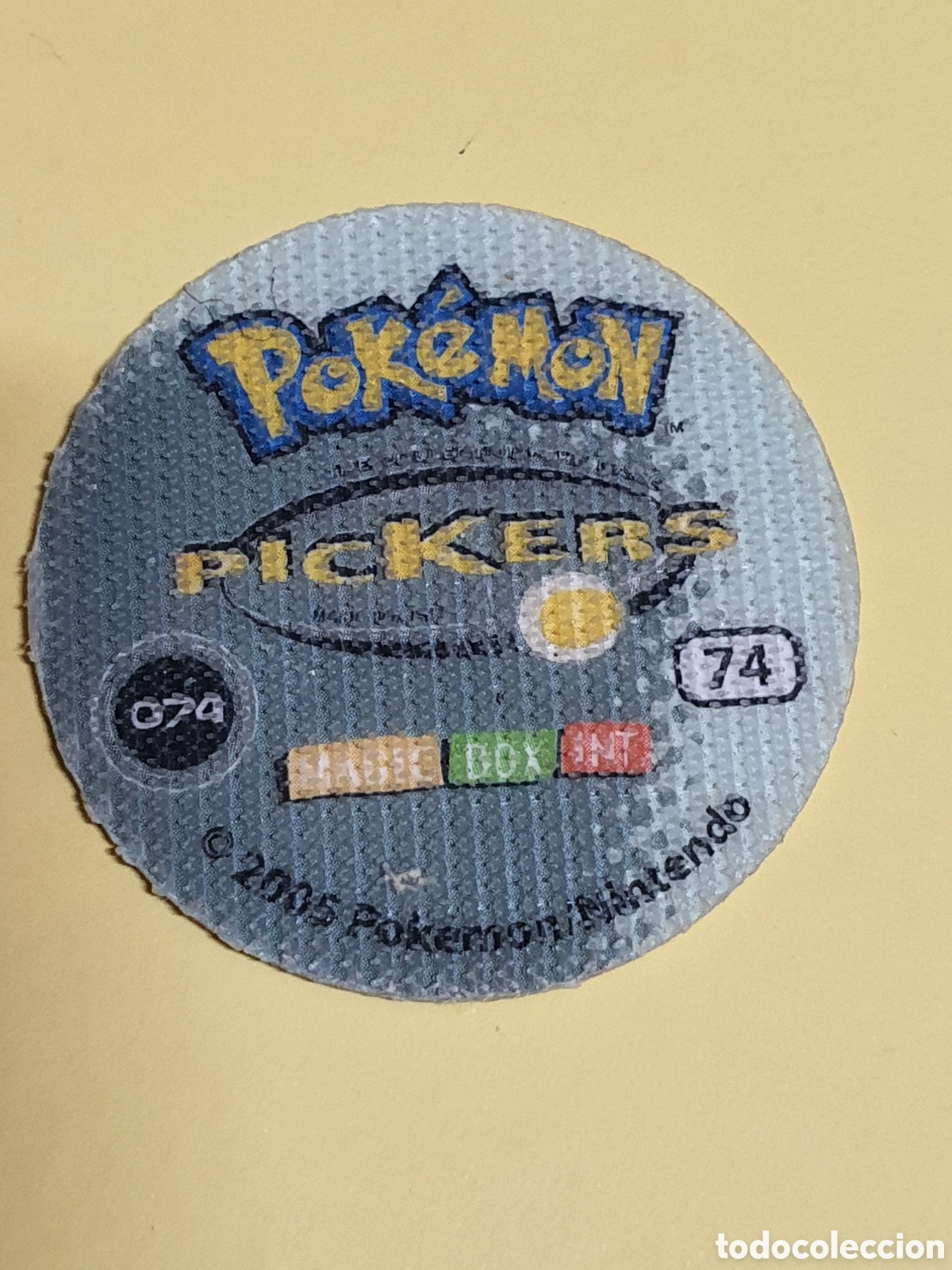 Coleccionismo cromos antiguos: Tazo pokemon pickers n&uacute;mero 74 - Foto 2