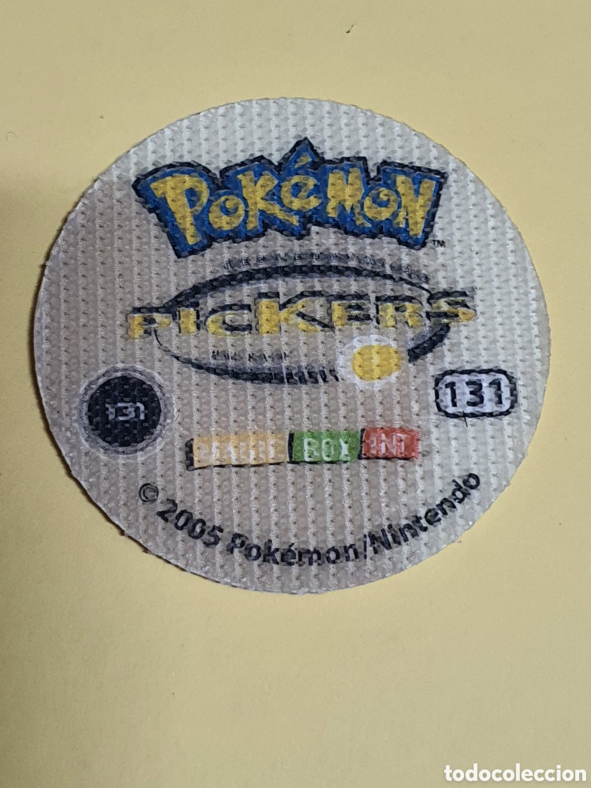 Coleccionismo cromos antiguos: Tazo pokemon pickers n&uacute;mero 131 - Foto 2