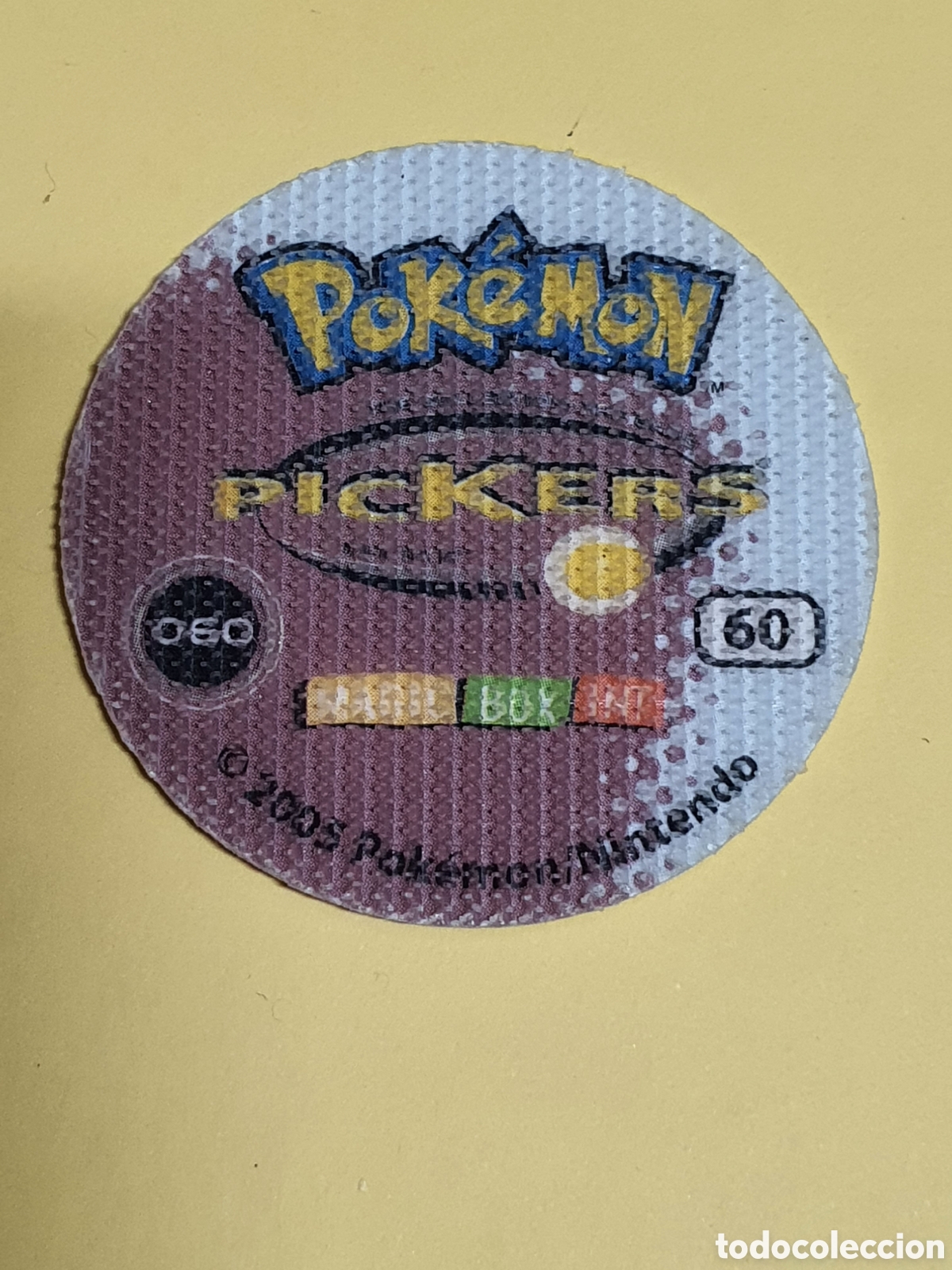 Coleccionismo cromos antiguos: Tazo pokemon pickers n&uacute;mero 60 - Foto 2