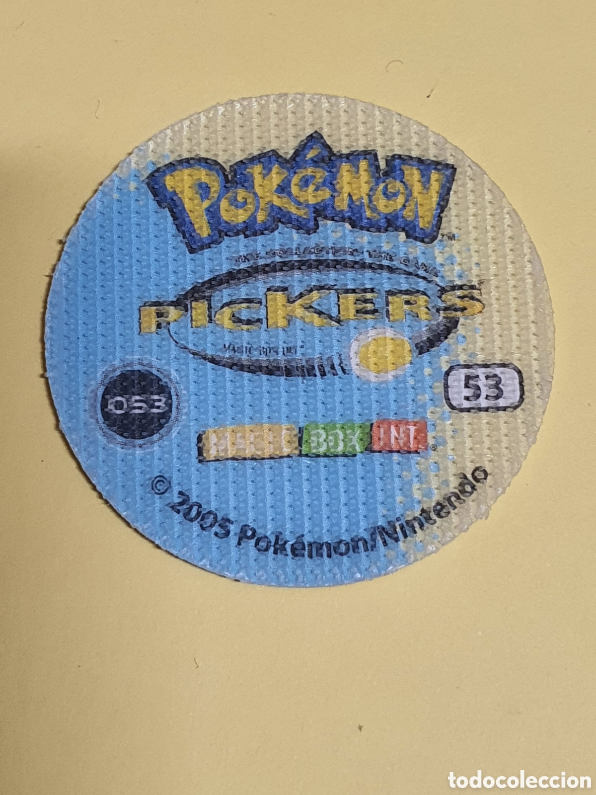Coleccionismo cromos antiguos: Tazo pokemon pickers n&uacute;mero 53 - Foto 2