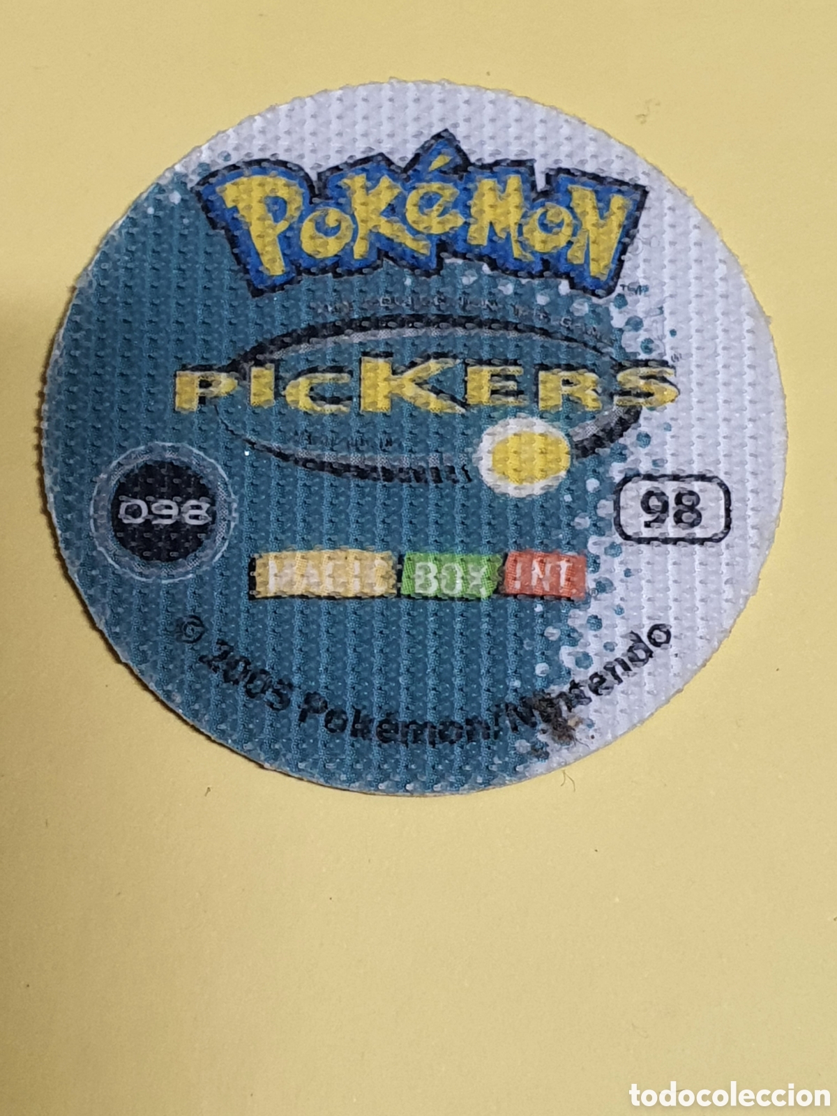 Coleccionismo cromos antiguos: Tazo pokemon pickers n&uacute;mero 98 - Foto 2