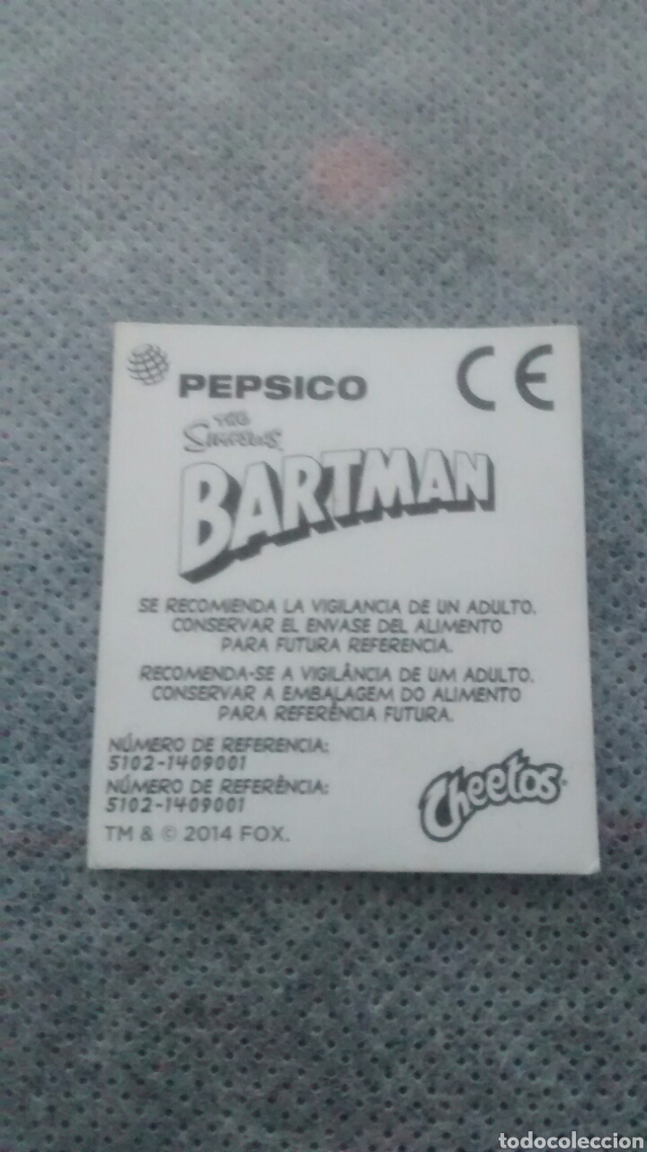 Coleccionismo cromos antiguos: PEGATINA BARTMAN CHEETOS. N 3O (A1) - Foto 2