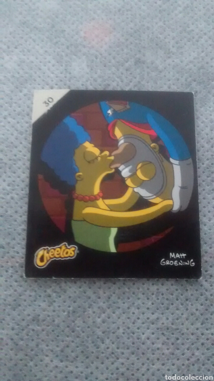 Coleccionismo cromos antiguos: PEGATINA BARTMAN CHEETOS. N 3O (A1) - Foto 1