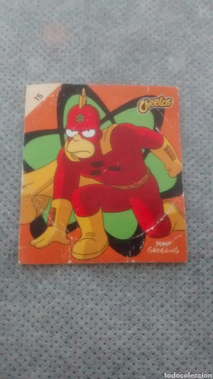 Coleccionismo cromos antiguos: PEGATINA BARTMAN CHEETOS. N 15 - Foto 1