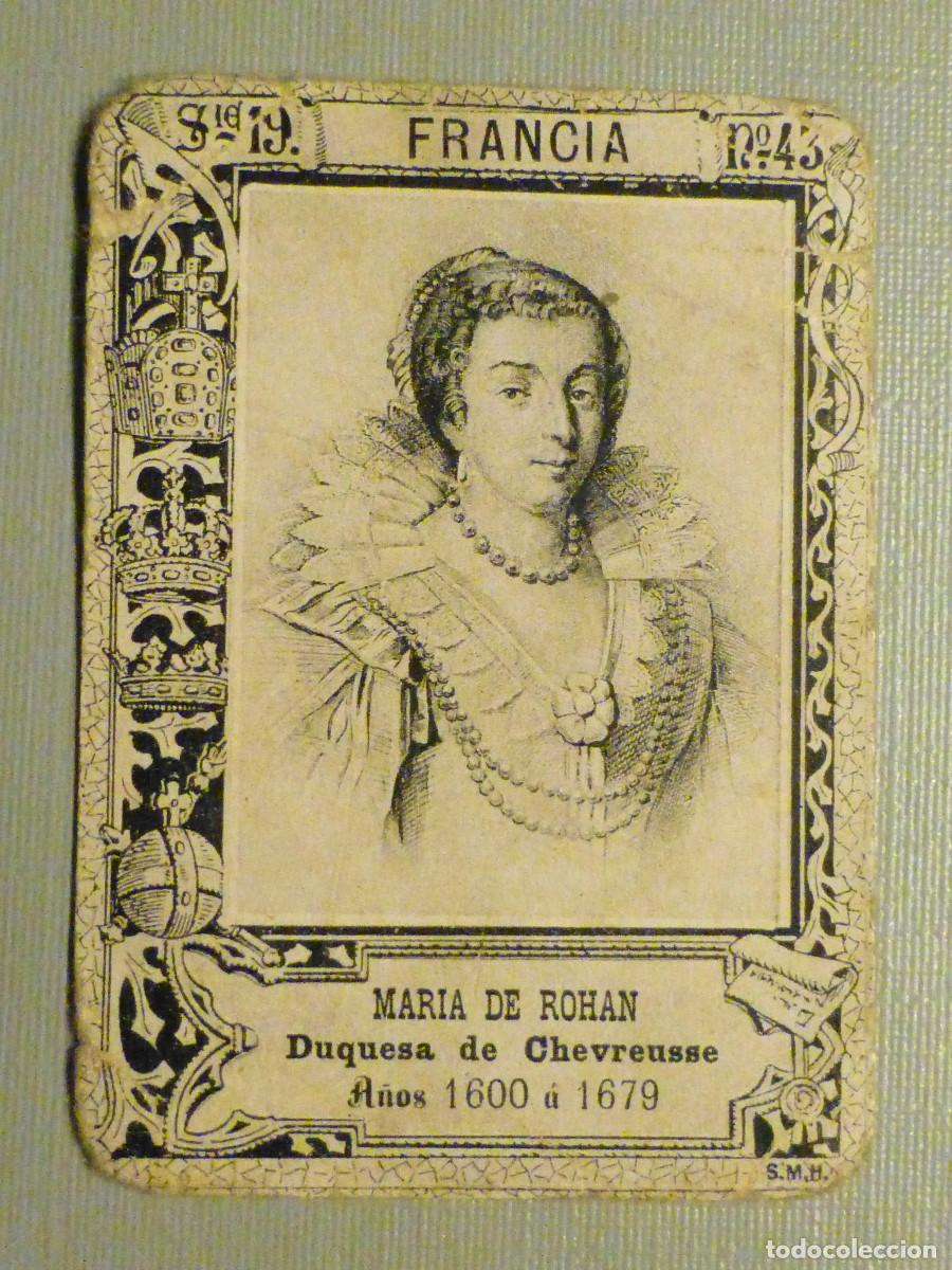 Colecionismo Cromos antigos: Cromo - Fototi&igrave;a Cajas de Cerillas - N&ordm;43 de la Serie 19 - Mar&iacute;a de Rohan