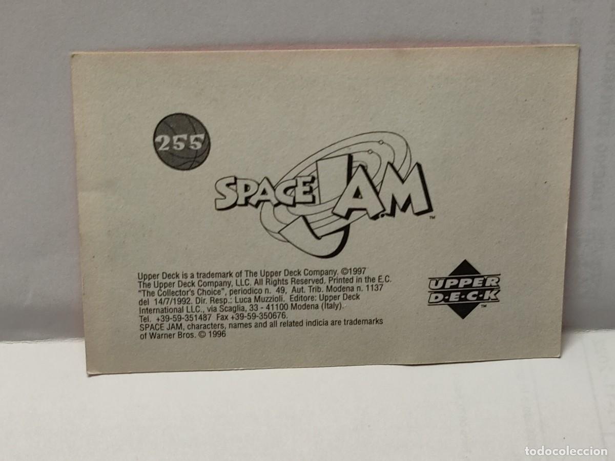 Coleccionismo cromos antiguos: Cromo- SPACE JAM -EDICIONES UPPER DECK 1997 - n&deg; 255 no pegado - Foto 2