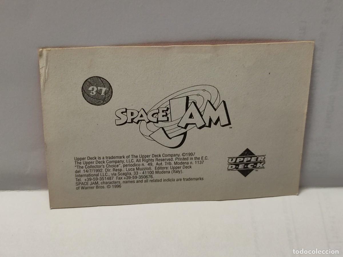 Coleccionismo cromos antiguos: Cromo- SPACE JAM -EDICIONES UPPER DECK 1997 - n&deg; 65 no pegado - Foto 2