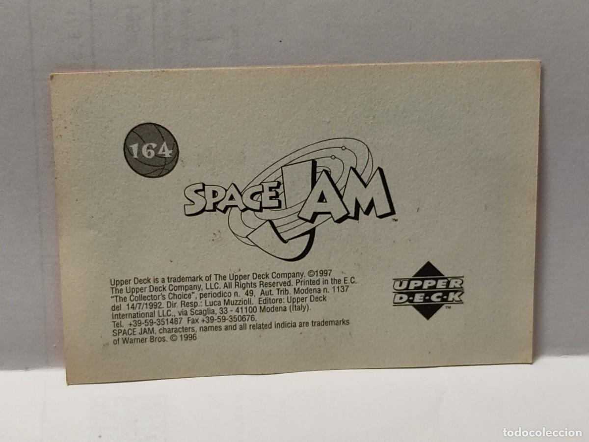 Coleccionismo cromos antiguos: Cromo- SPACE JAM -EDICIONES UPPER DECK 1997 - n&deg; 164 no pegado - Foto 2