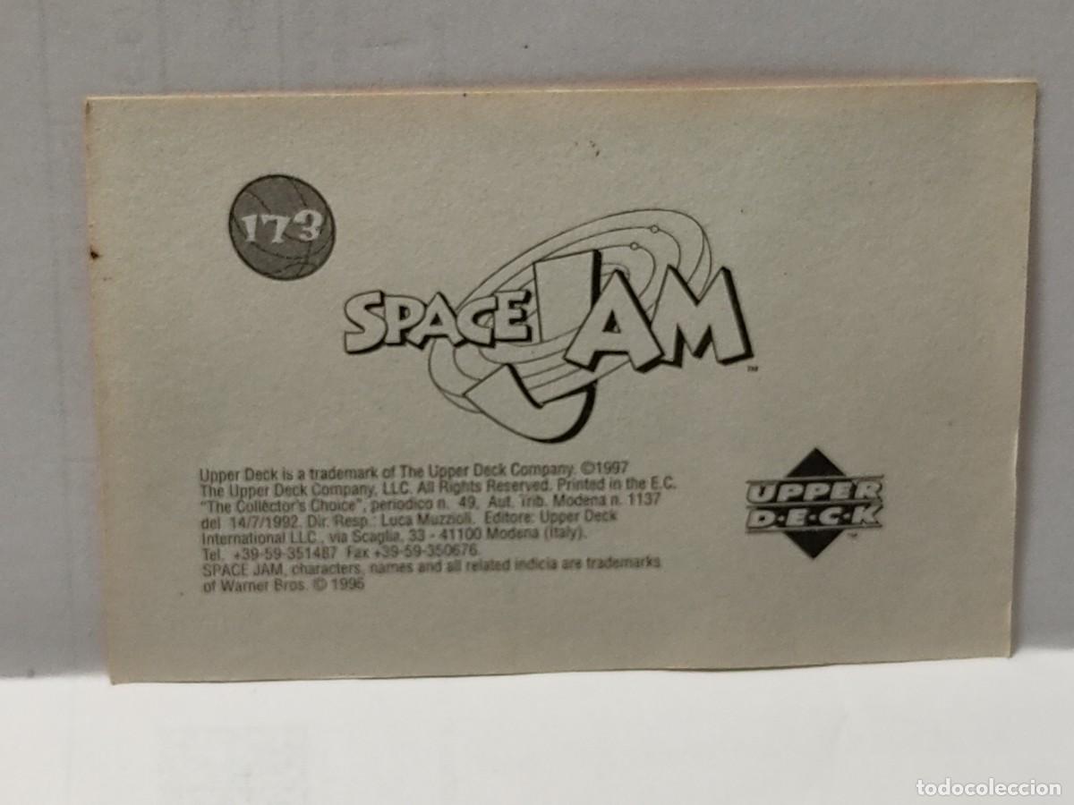 Coleccionismo cromos antiguos: Cromo- SPACE JAM -EDICIONES UPPER DECK 1997 - n&deg; 173 no pegado - Foto 2