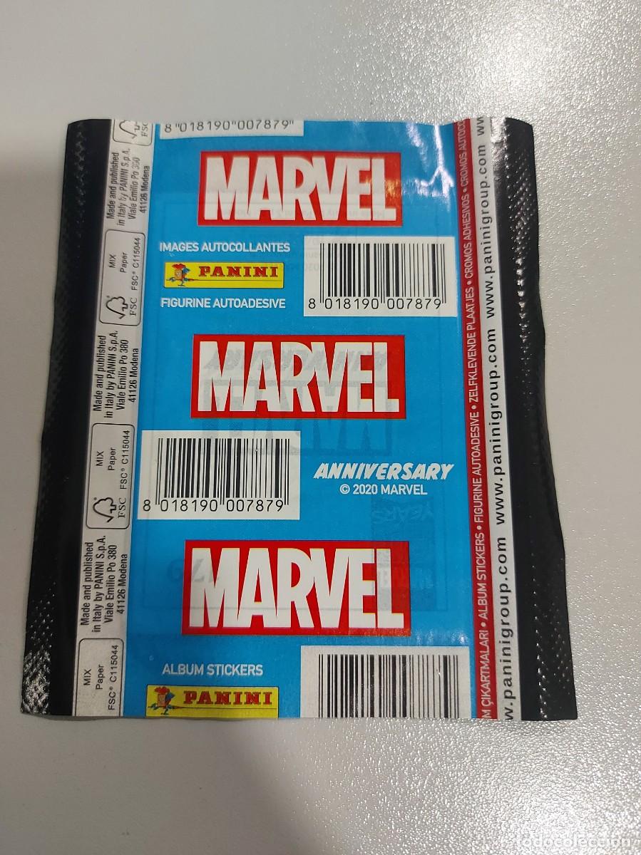 Coleccionismo cromos antiguos: Sobre de cromos sin abrir marvel - Foto 2