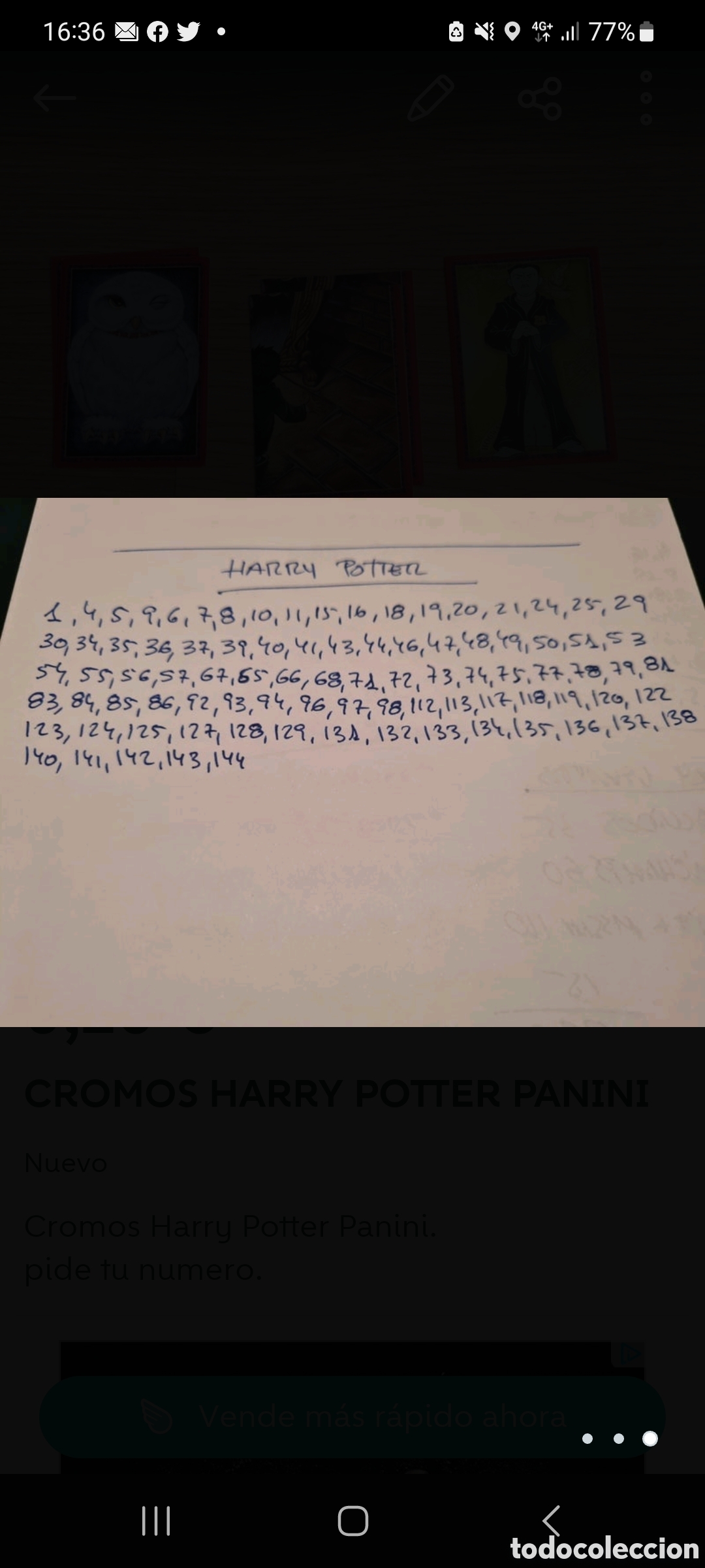 Coleccionismo cromos antiguos: CROMOS HARRY POTTER PANINI - Foto 3