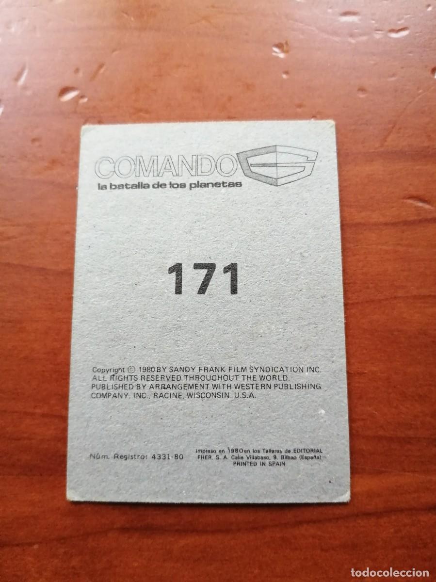 Coleccionismo cromos antiguos: CROMO COMANDO G LA BATALLA DE LOS PLANETAS N&ordm; 171 - Foto 2
