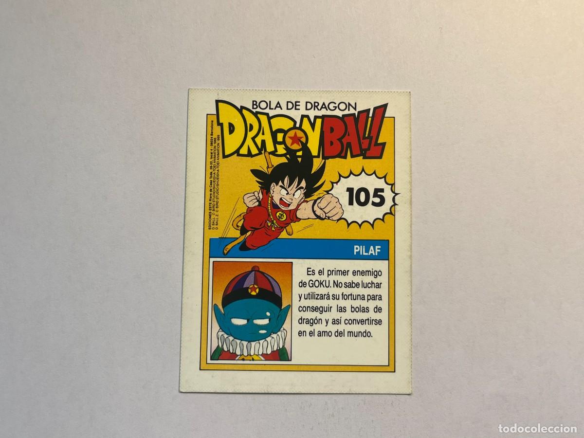 Coleccionismo cromos antiguos: Cromo Dragon Ball Ediciones Este - n&ordm; 105 Pilaf - Foto 2