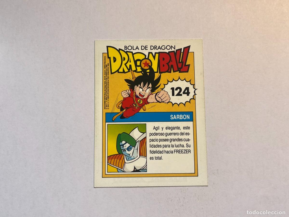 Coleccionismo cromos antiguos: Cromo Dragon Ball Ediciones Este - n&ordm; 124 Sarbon - Foto 2