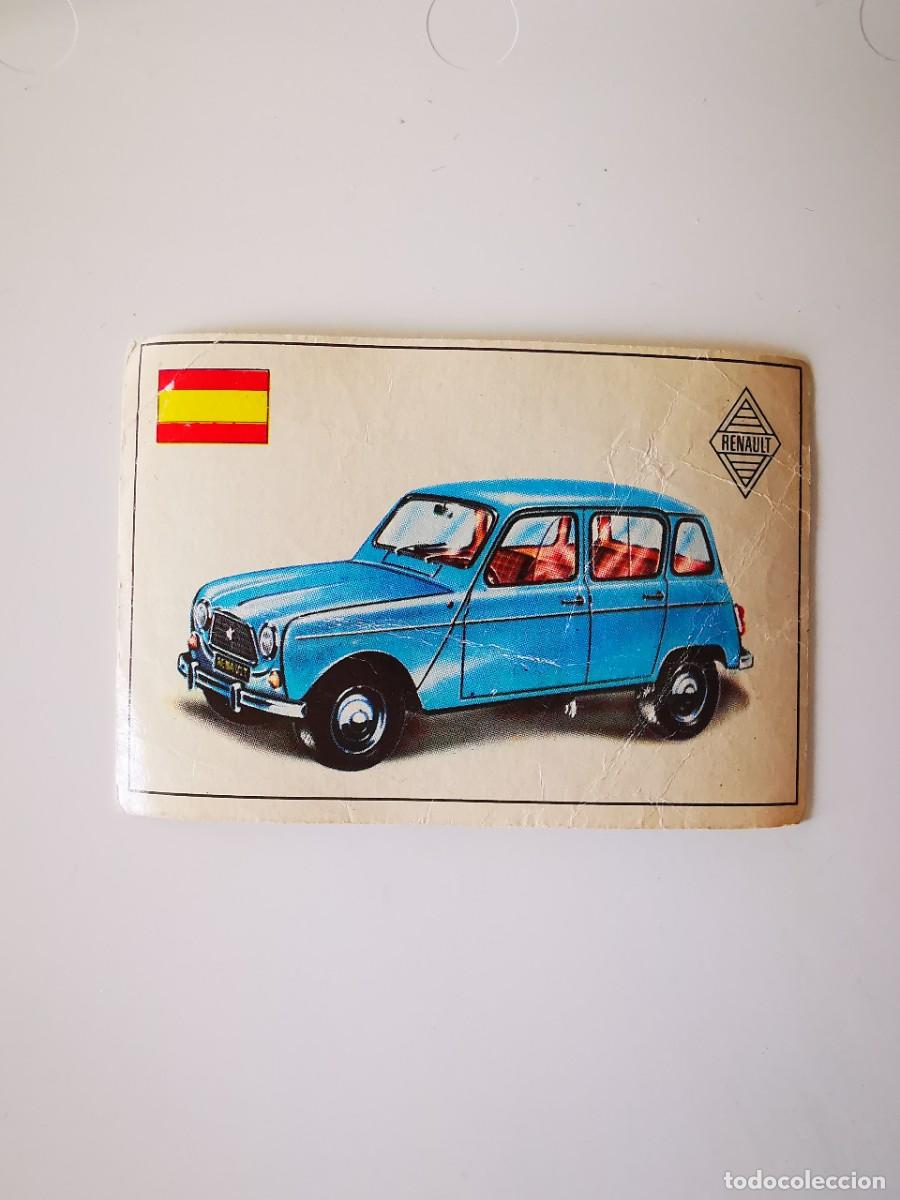 Coleccionismo cromos antiguos: CROMO SIN PEGAR DEL ALBUM EL MUNDO DEL AUTOMOVIL BRUGUERA 80 RENAULT R4 ESPA&Ntilde;A