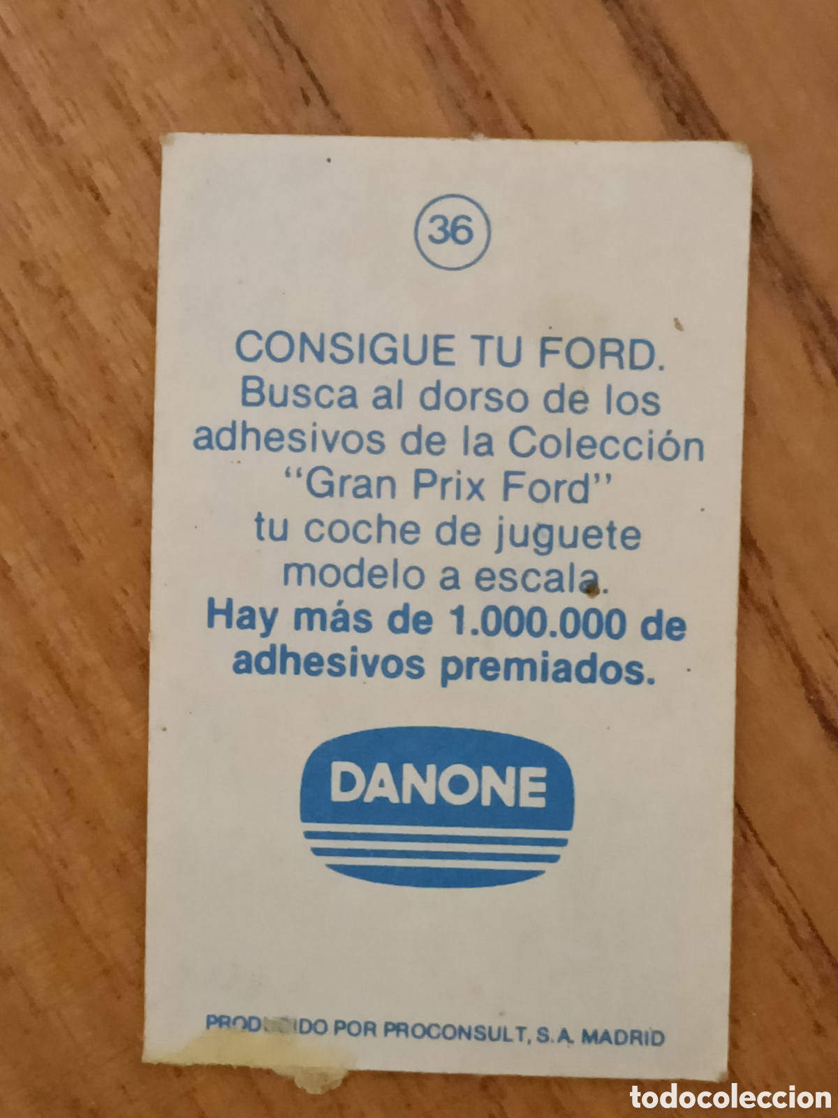 Coleccionismo cromos antiguos: 5 Cromos formula 1. Danone - Foto 2