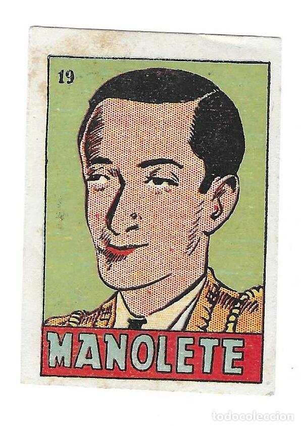 Coleccionismo cromos antiguos: BRUGUERA -- TOREROS -- MANOLETE - Foto 1