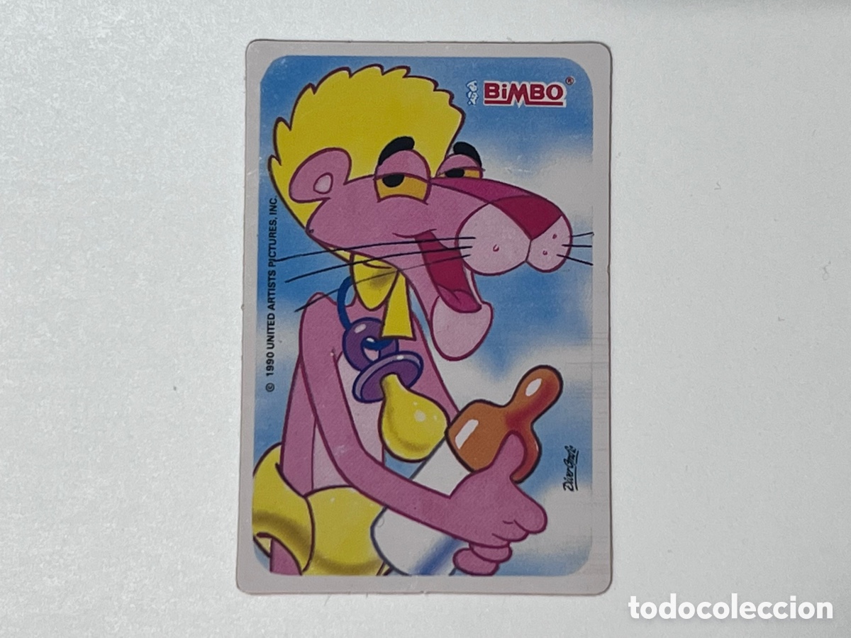 Coleccionismo cromos antiguos: CROMO BIMBO LAS CHAPI CARAS LA PANTERA ROSA - Foto 1
