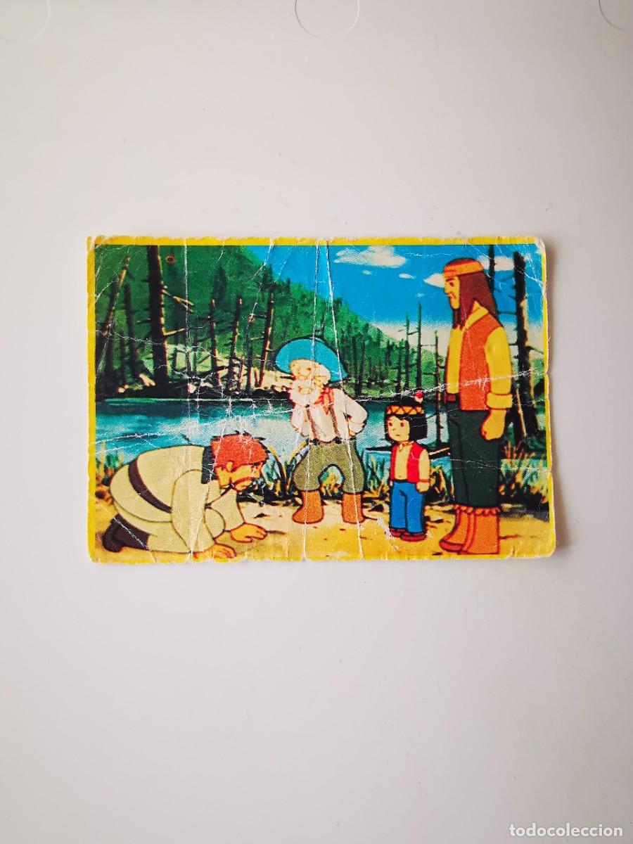 Collectable Antique Stickers: CROMO SIN PEGAR DEL ALBUM SERIE TV JACKY EL OSO DE TALLAC COLECCION DE 94 CROMOS DANONE 76