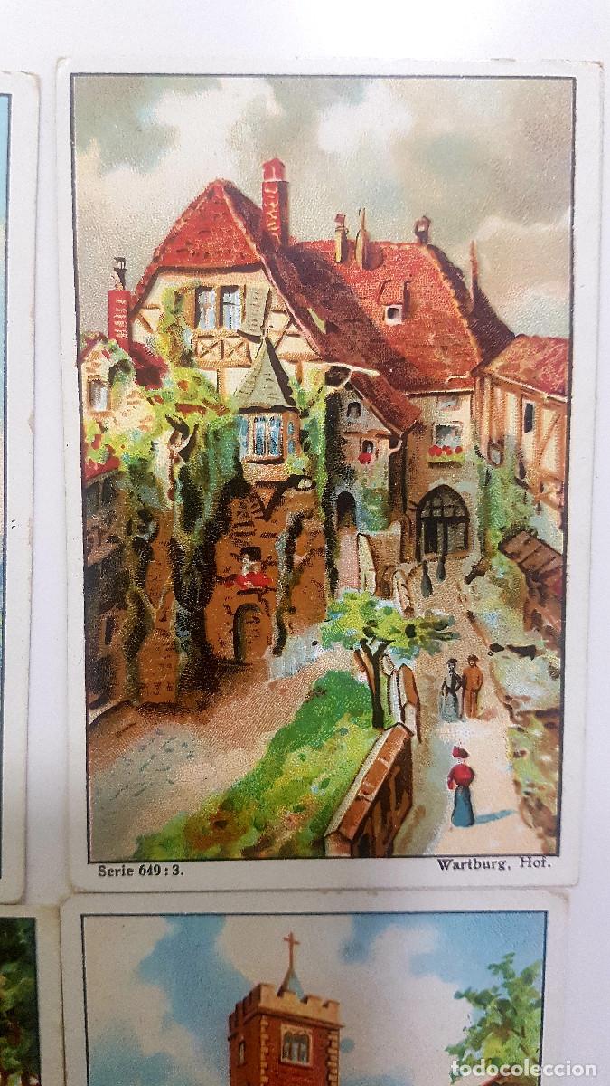 Coleccionismo cromos antiguos: LOTE 6 CROMO ALEMAN GERMANY WARTBURG, EINGANG, TURINGIA - Foto 2