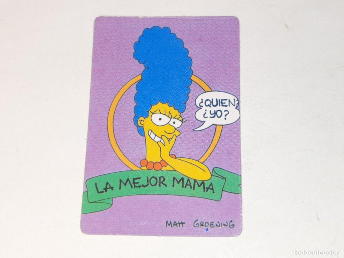 Coleccionismo Cromos antiguos: BOLLYCAO : ANTIGUO CROMO THE SIMPSONS LA MEJOR MAMA A&Ntilde;O 1991 SIN PEGAR