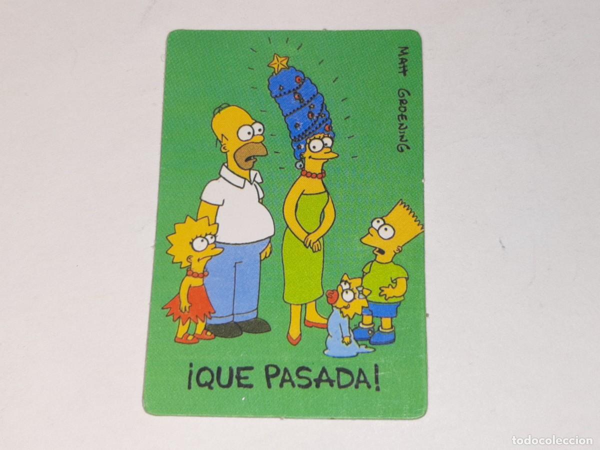 Coleccionismo Cromos antiguos: BOLLYCAO : ANTIGUO CROMO THE SIMPSONS QUE PASADA A&Ntilde;O 1991 SIN PEGAR