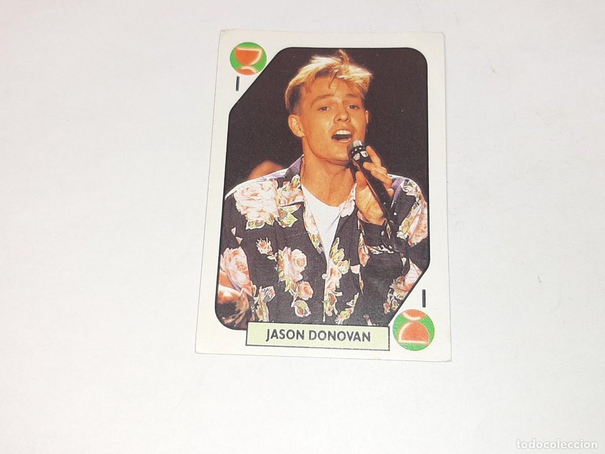 Coleccionismo Cromos antiguos: ANTIGUO CROMO DE JASON DONOVAN BARAJA TELE BANCO POP REVISTA SUPER POP A&Ntilde;OS 80
