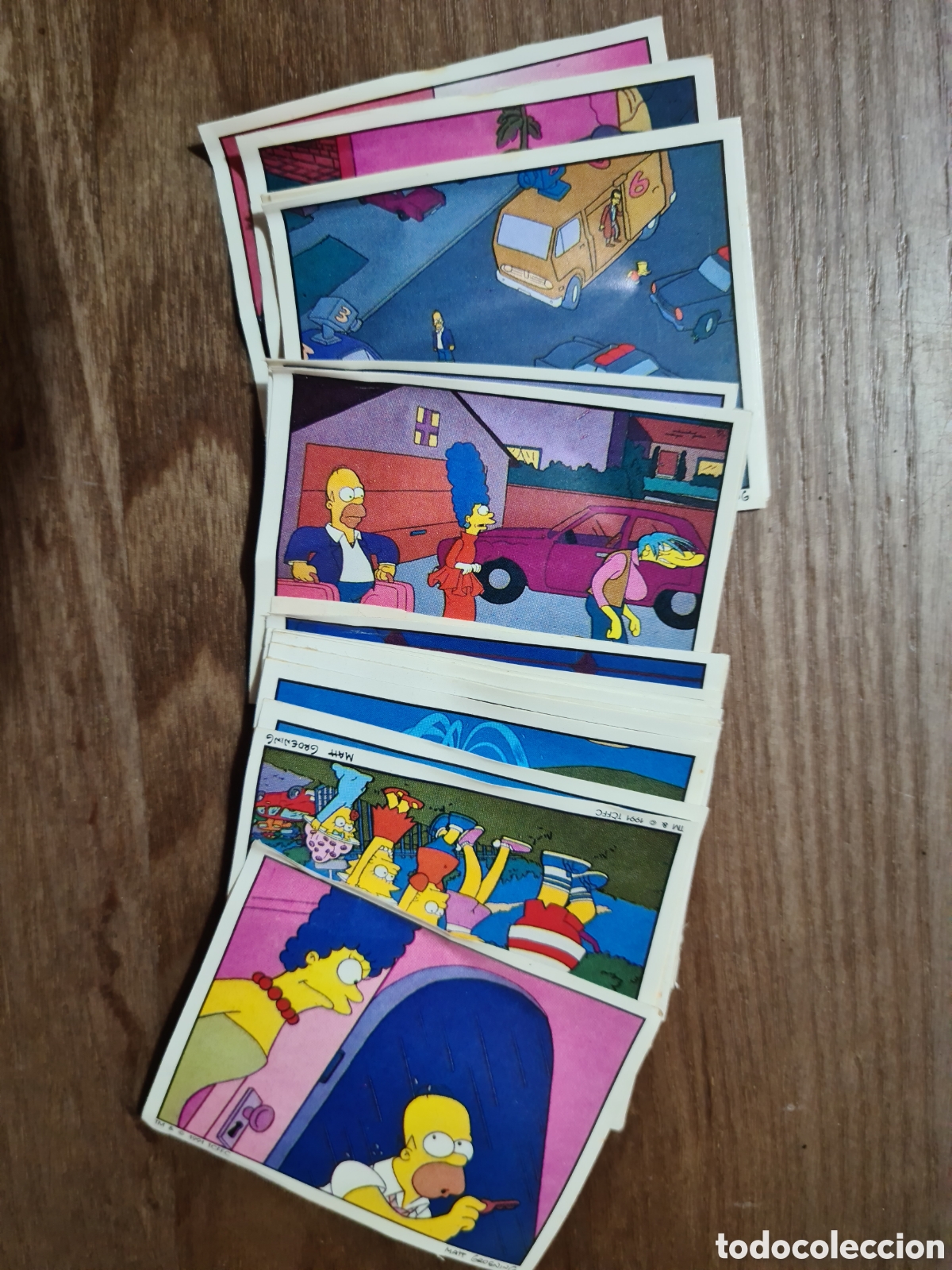Coleccionismo Cromos antiguos: CROMOS SIMPSONS 1991 DE PANINI