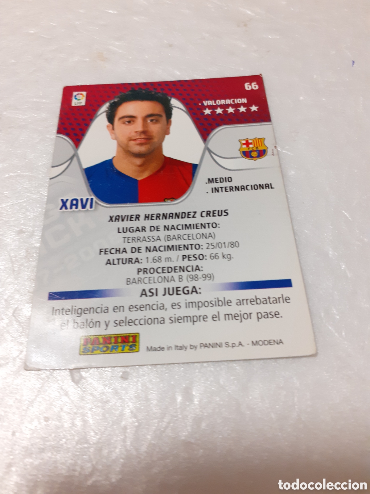 Coleccionismo cromos antiguos: CROMO XAVI MEGA CRACKS 2007 2008 PERFECTO - Foto 2