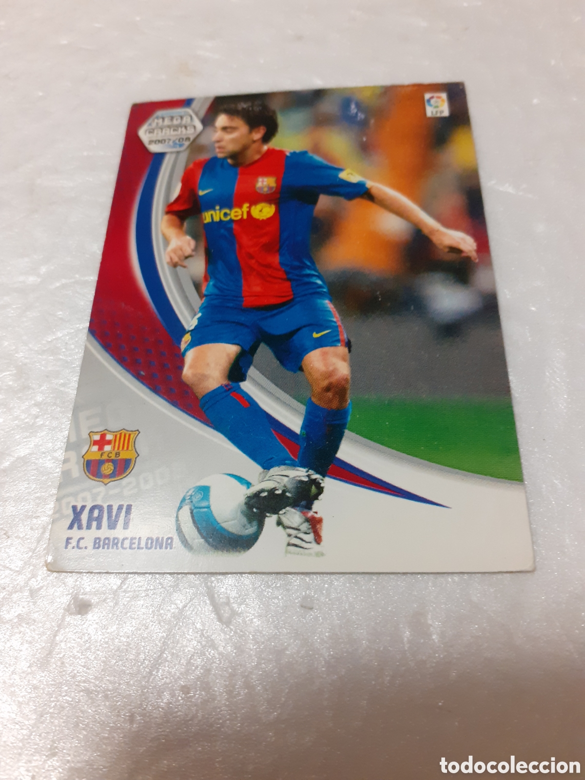 Coleccionismo cromos antiguos: CROMO XAVI MEGA CRACKS 2007 2008 PERFECTO - Foto 1