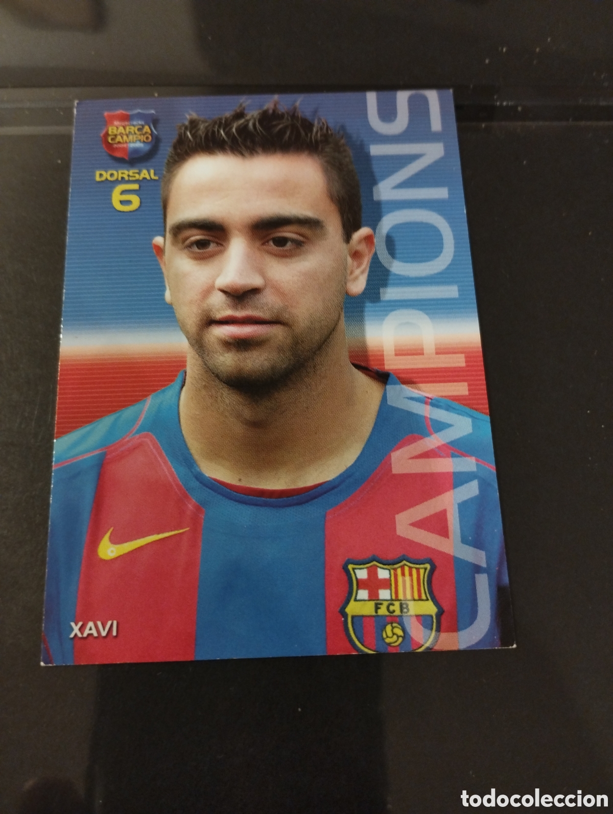 Coleccionismo cromos antiguos: Barca Campio 2004/05 Xavi 18 - Foto 1