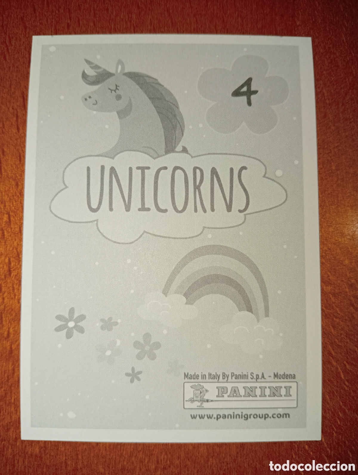 Coleccionismo cromos antiguos: Unicornios n&deg;4 Panini - Foto 2