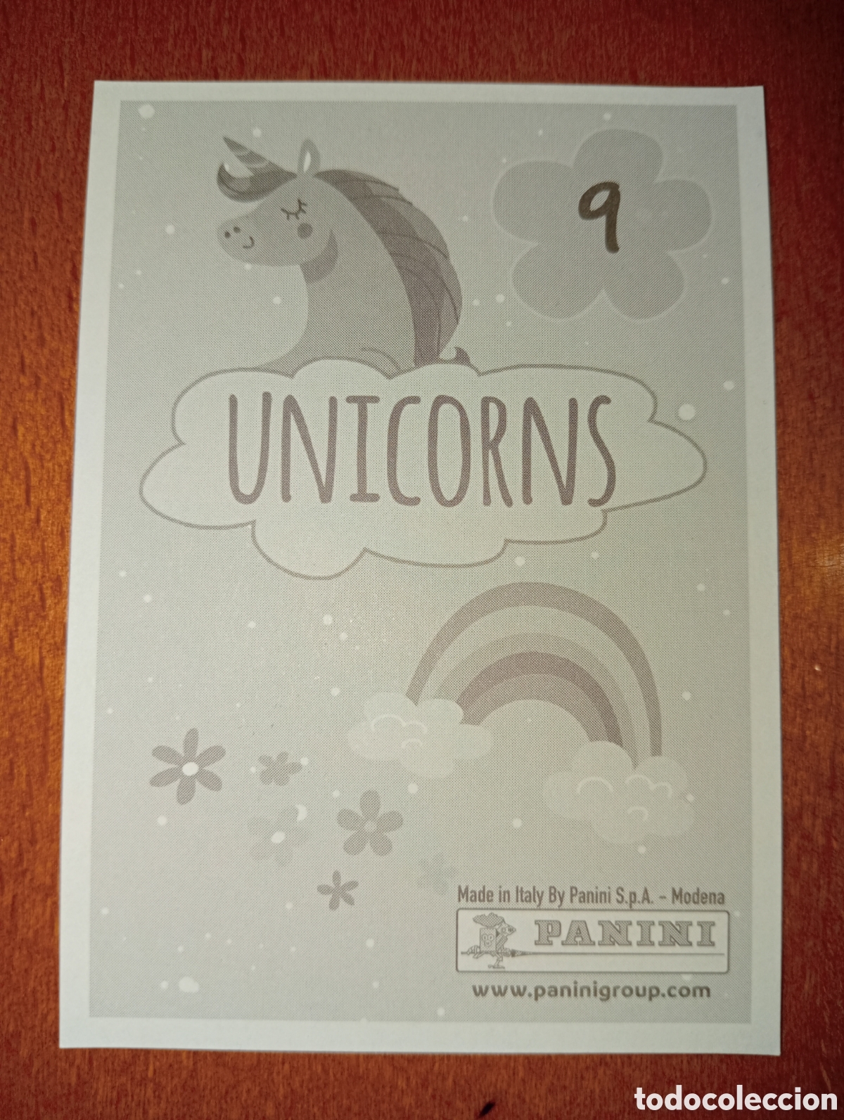 Coleccionismo cromos antiguos: Unicornios n&deg;9 Panini - Foto 2