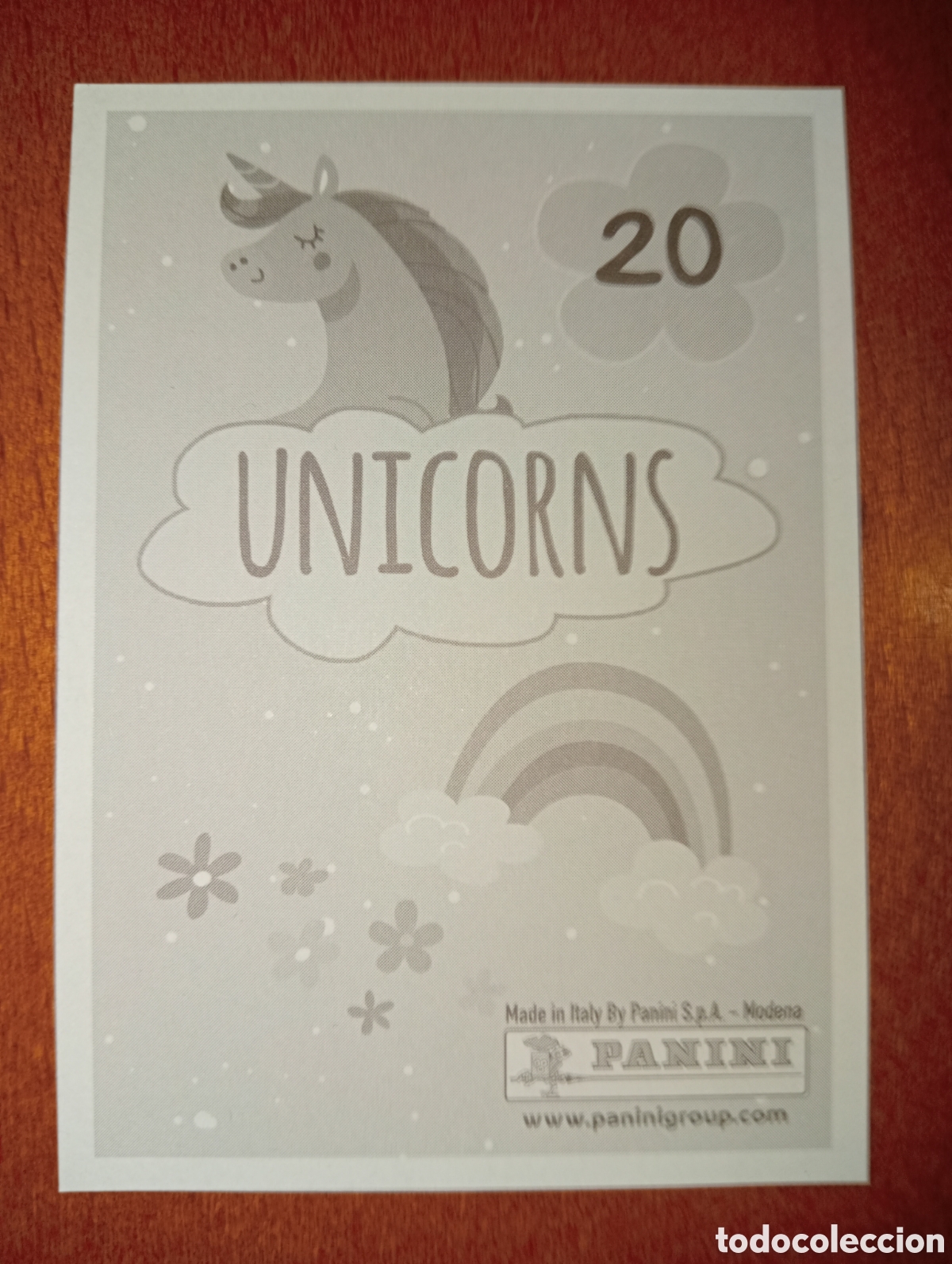 Coleccionismo cromos antiguos: Unicornios n&deg;20 Panini - Foto 2